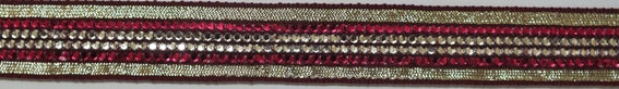 RUSSET SPARKLE TRIM 25mm