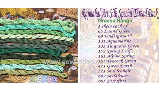 Art Silk - 11 Greens