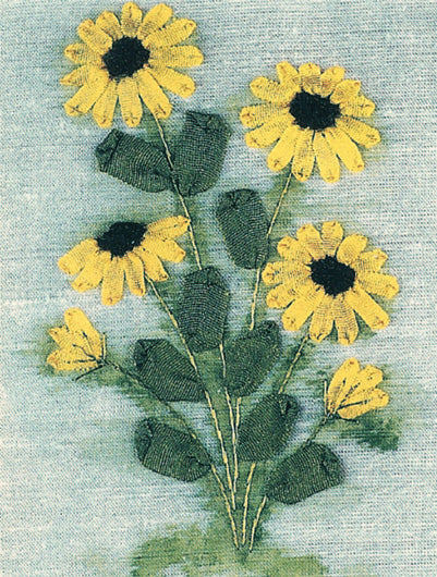 Sunflowers Silk Ribbon Kit