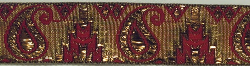 VEE TRIM RED/PINK GOLD