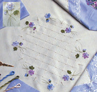 Vintage Pansies-Pattern
