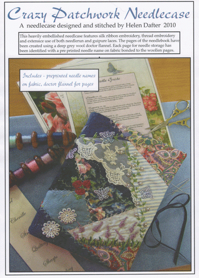 Crazy Patchwork Needlecase-Pattern