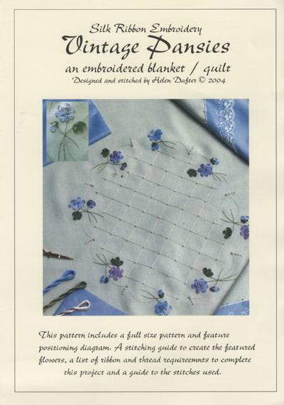 Vintage Pansies-Pattern