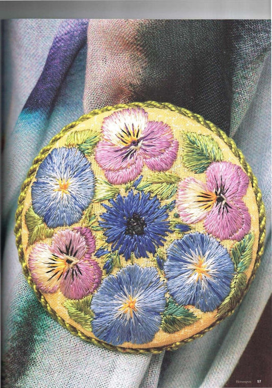 Dorothy's Pansy Brooch